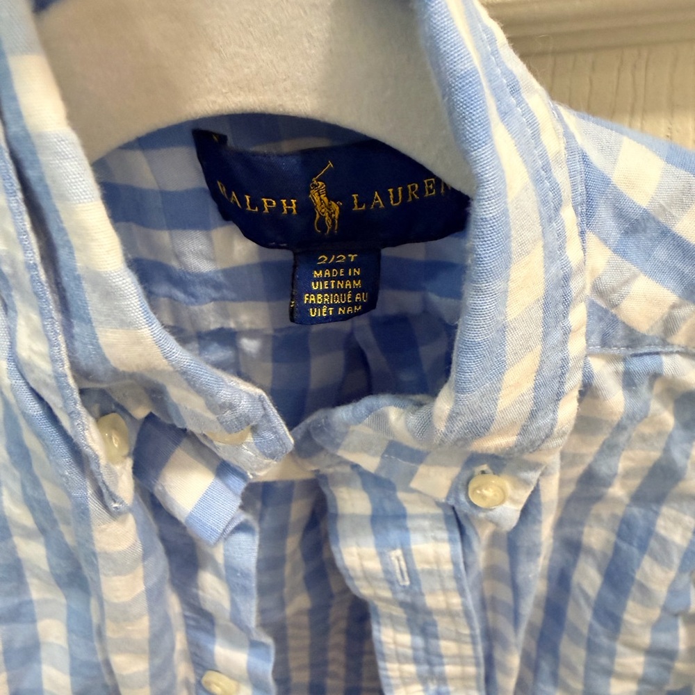 Two Ralph Lauren Button-Down Shirts - Toddler - Picture 3 of 9